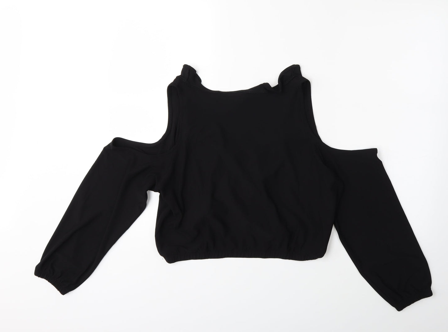 H&M Womens Black   Basic Blouse Size L