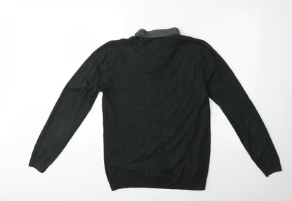 Back view of Next women’s green knit jumper, size M