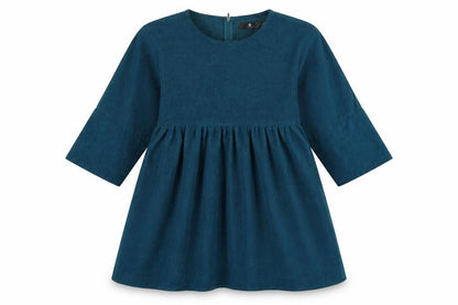 Front view of Missguided women’s blue fit & flare, size UK 6