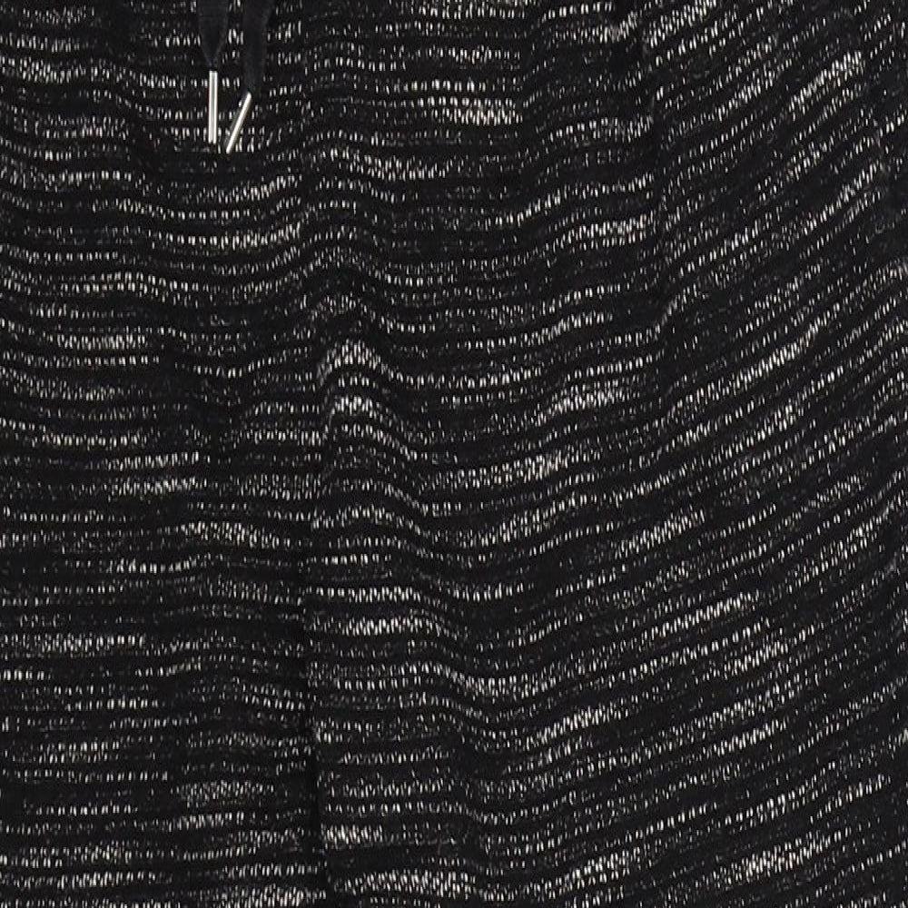 H&M Womens Black   Sweatpants Trousers Size 10 L25 in