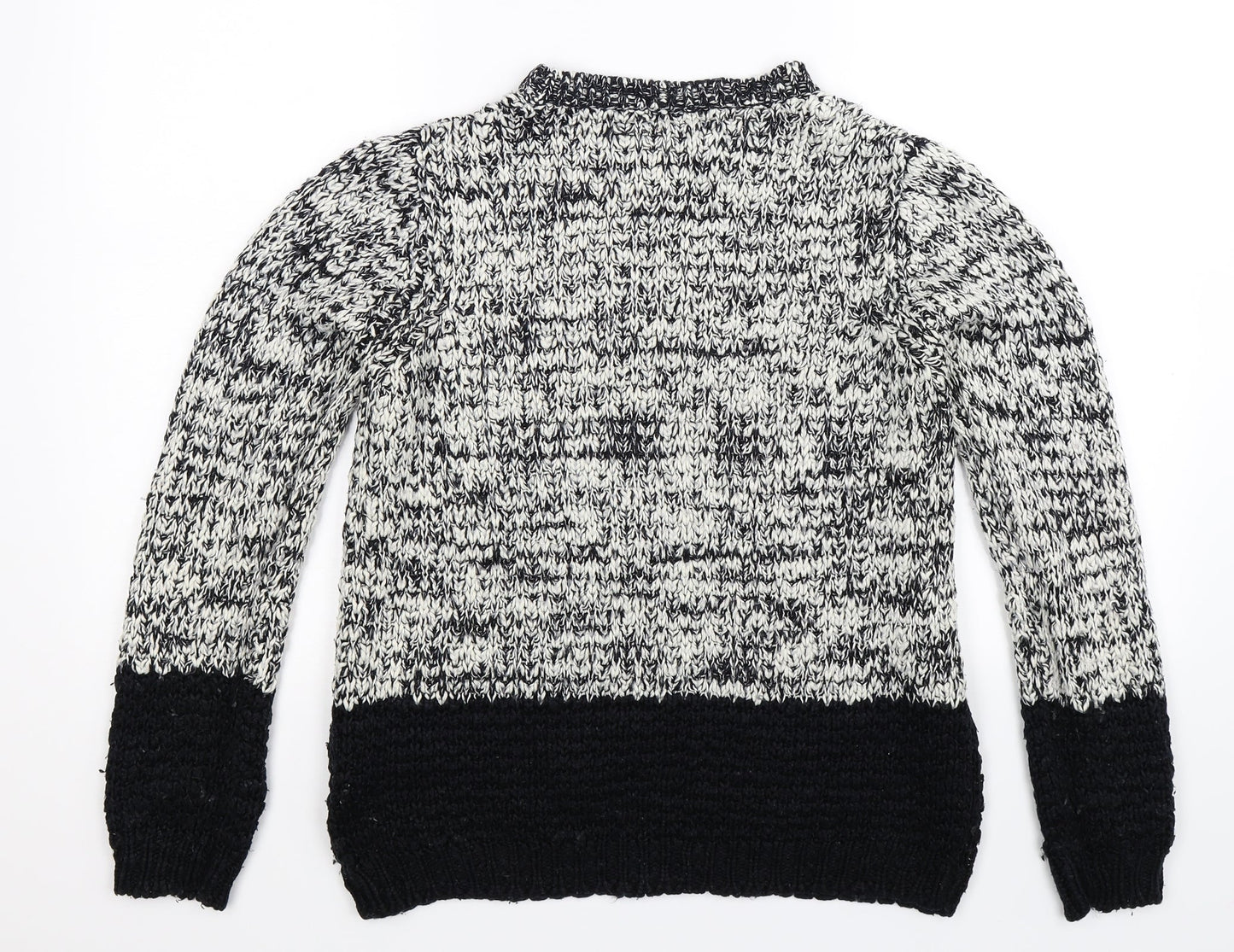 New Look Womens Grey  Knit Pullover Jumper Size M