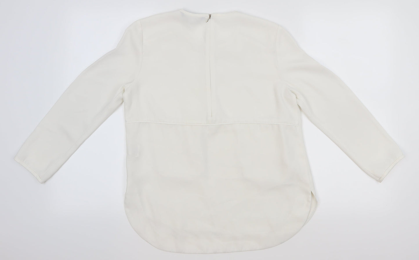 Sfera Womens White   Basic Blouse Size M
