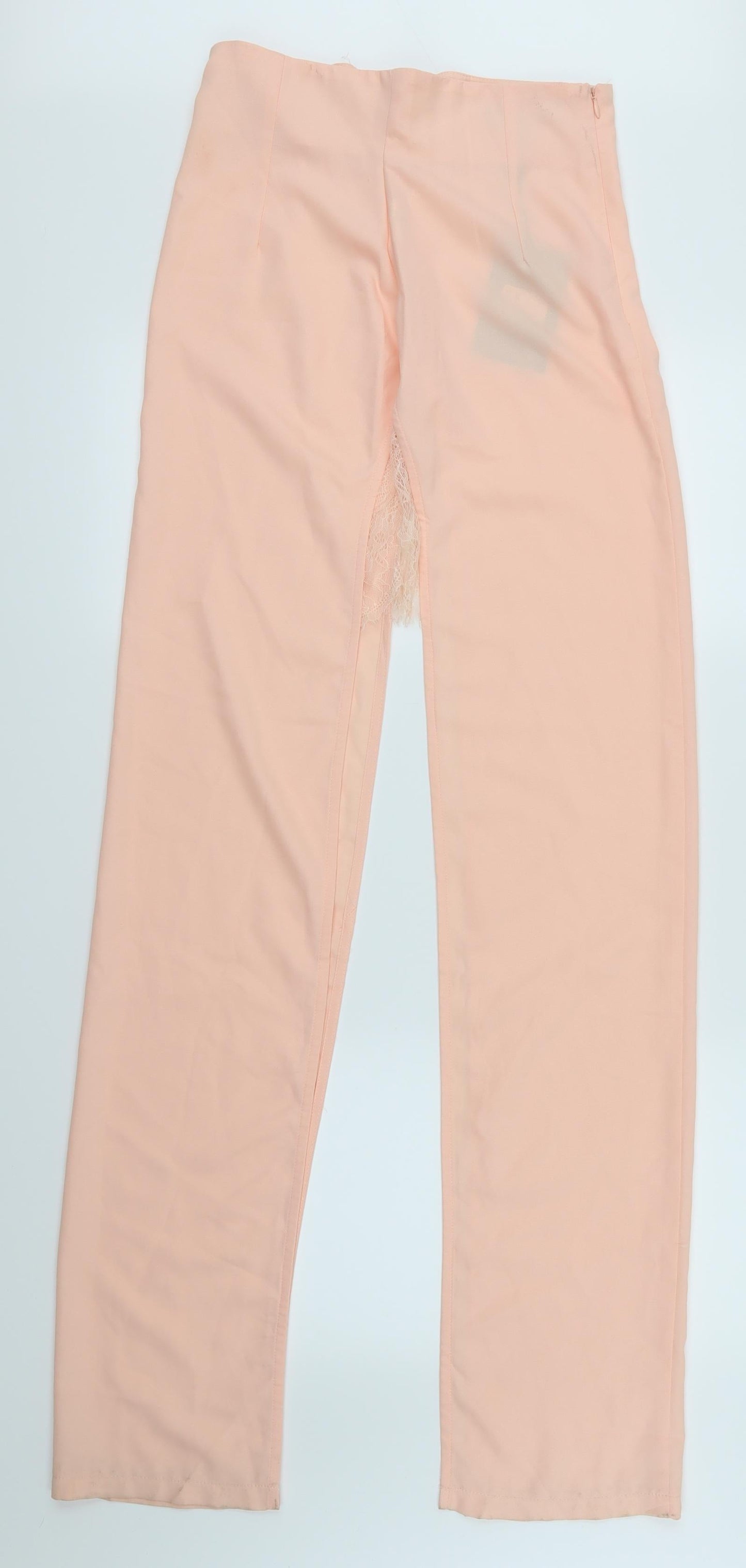 Missguided Womens Pink   Dress Pants Trousers Size 10 L36 in - open legged