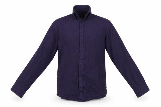 Front view of Next men’s blue button-up, size 16