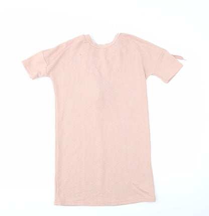 Back view of Atmosphere women’s pink basic polo, size UK 6