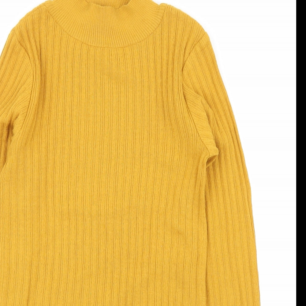 Primark Womens Yellow   Pullover Jumper Size XS