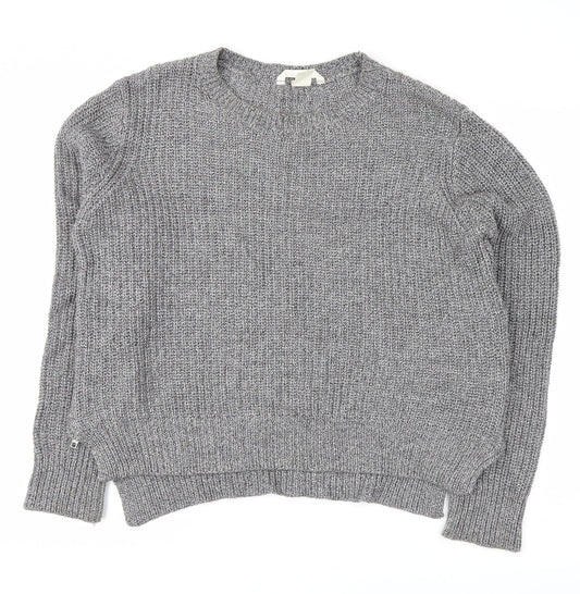 H&M Womens Grey   Pullover Jumper Size M