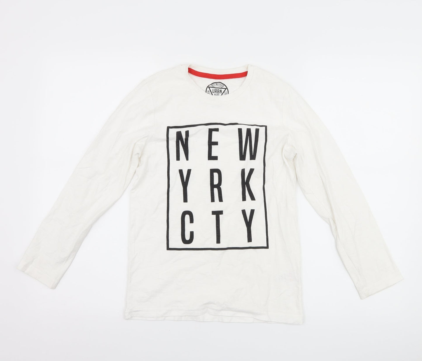 Matalan Boys White   Basic T-Shirt Size 10 Years  - New york