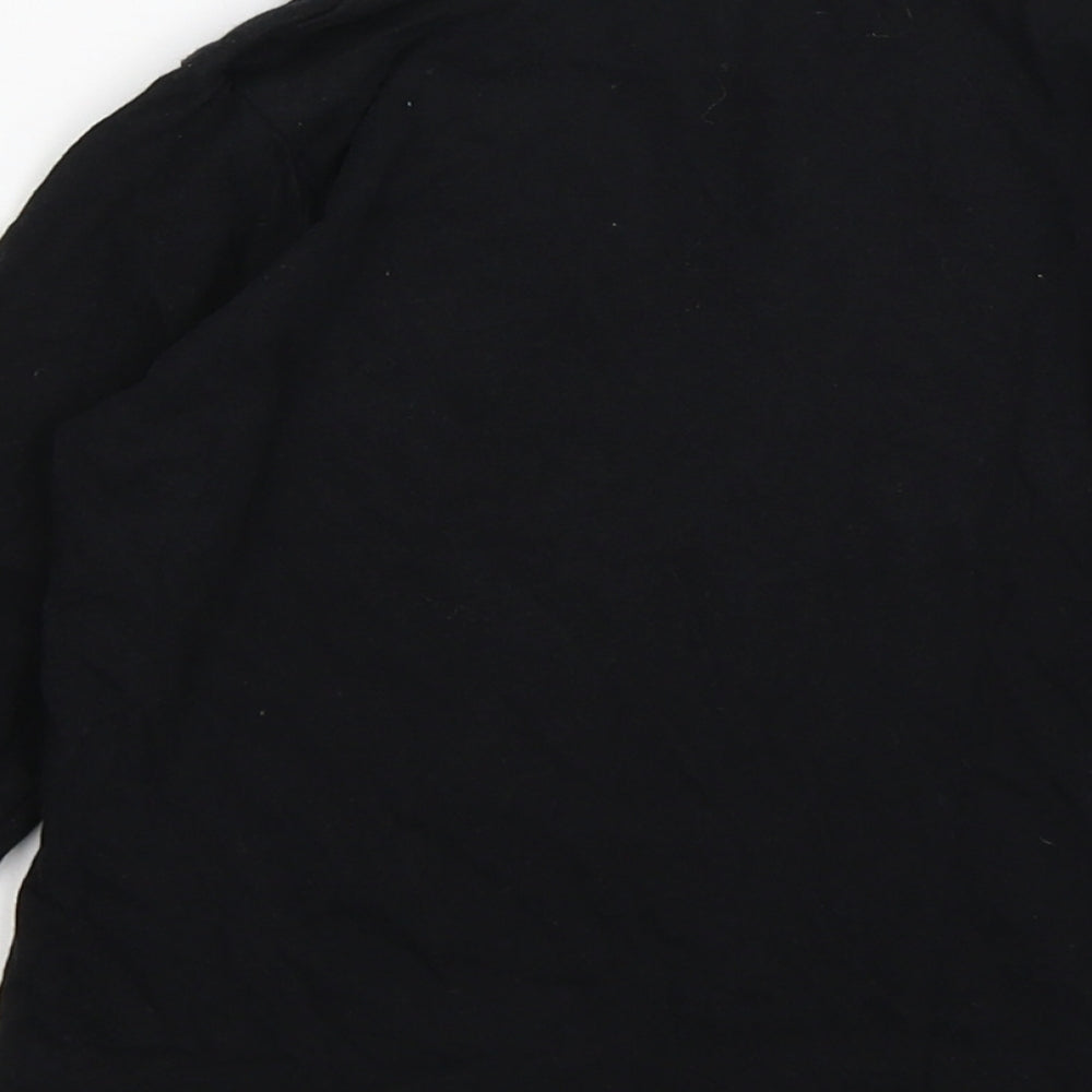 Primark Boys Black   Basic T-Shirt Size 2-3 Years  - dinosaur
