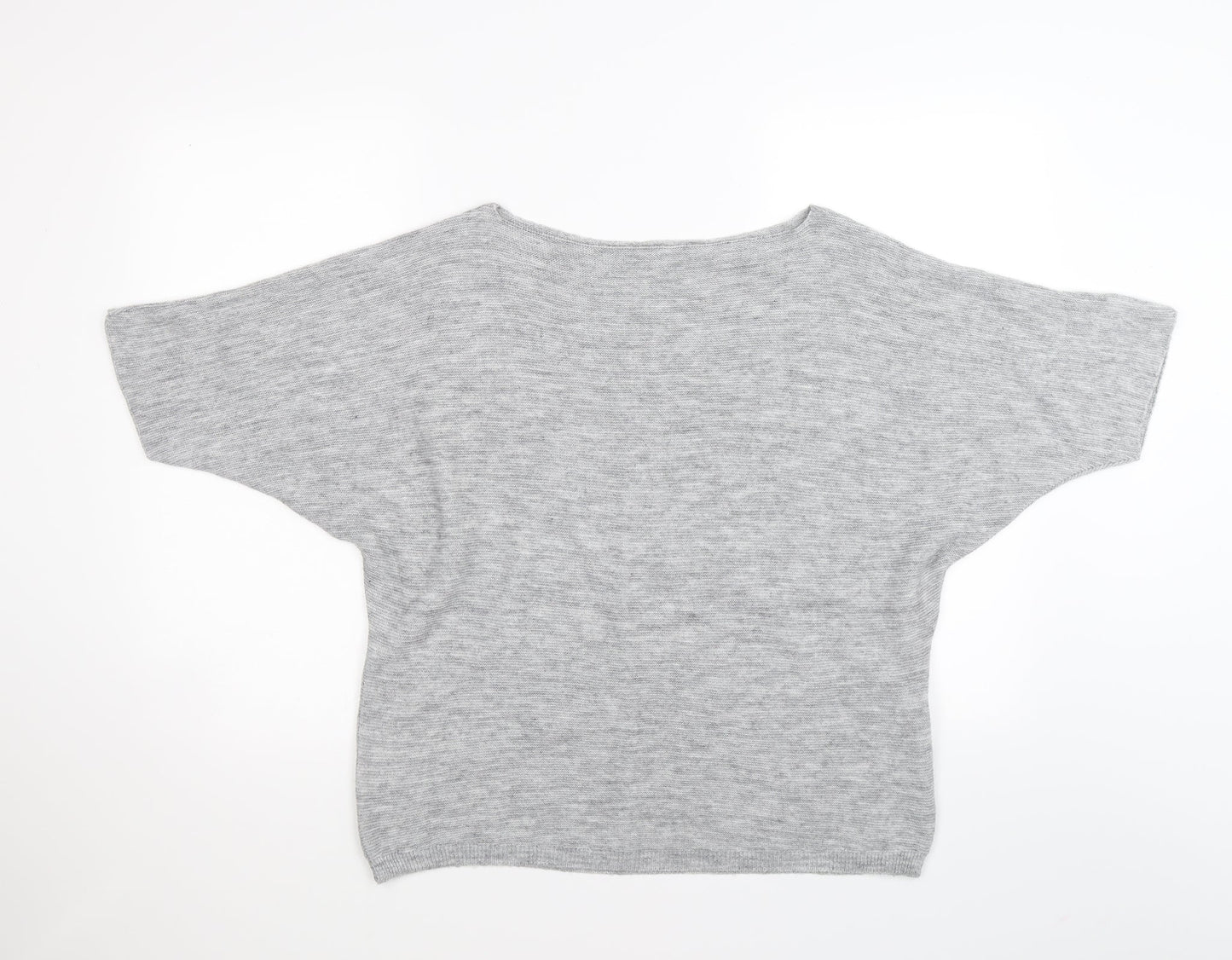 Nina Murati Womens Grey  Knit Pullover Jumper Size M