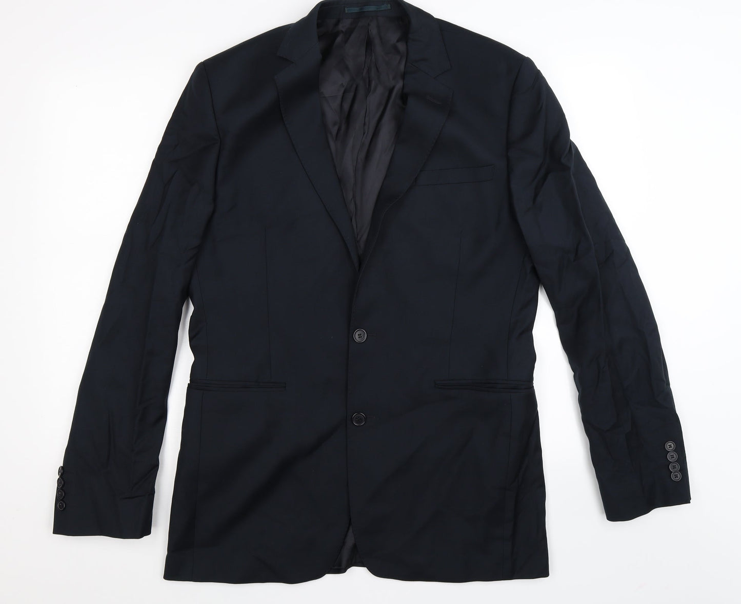 Lanificio Mens Blue   Jacket Suit Jacket Size 40