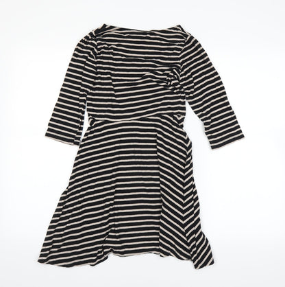 Back view of Atmosphere women’s black a-line, size UK 10