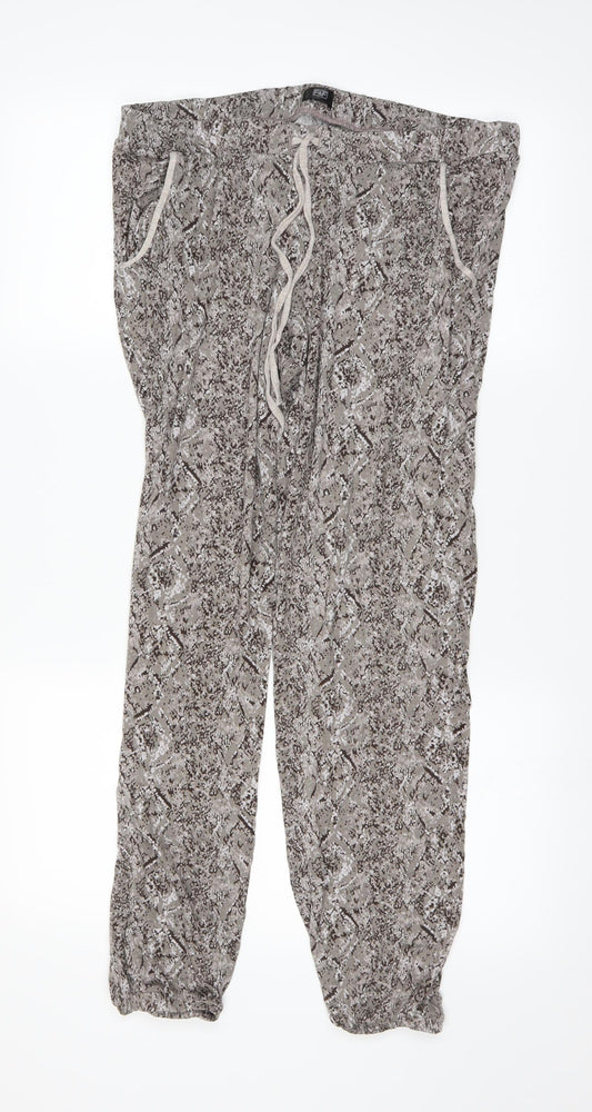 F&F Womens Brown   Trousers  Size 14 L24 in