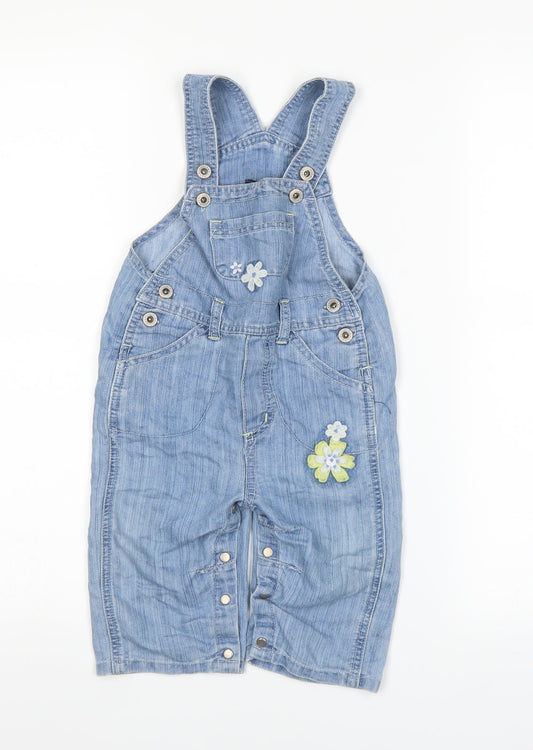 Pumpkin Patch Baby Blue   Coverall One-Piece Size 6-9 Months