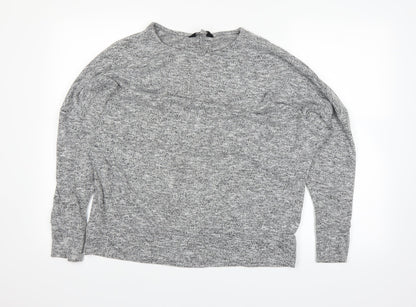Additional front view of Dorothy Perkins women’s grey jumper, size UK 16