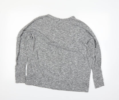 Back view of Dorothy Perkins women’s grey jumper, size UK 16
