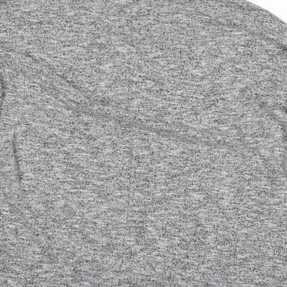 Brand and care label for Dorothy Perkins women’s grey jumper, size UK 16