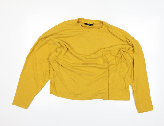 F&F Womens Yellow   Pullover Jumper Size 14