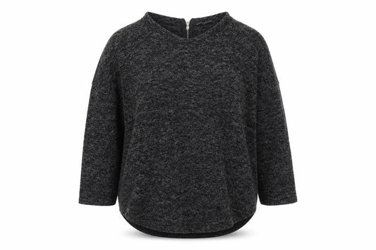 Front view of Primark women’s grey jumper, size S