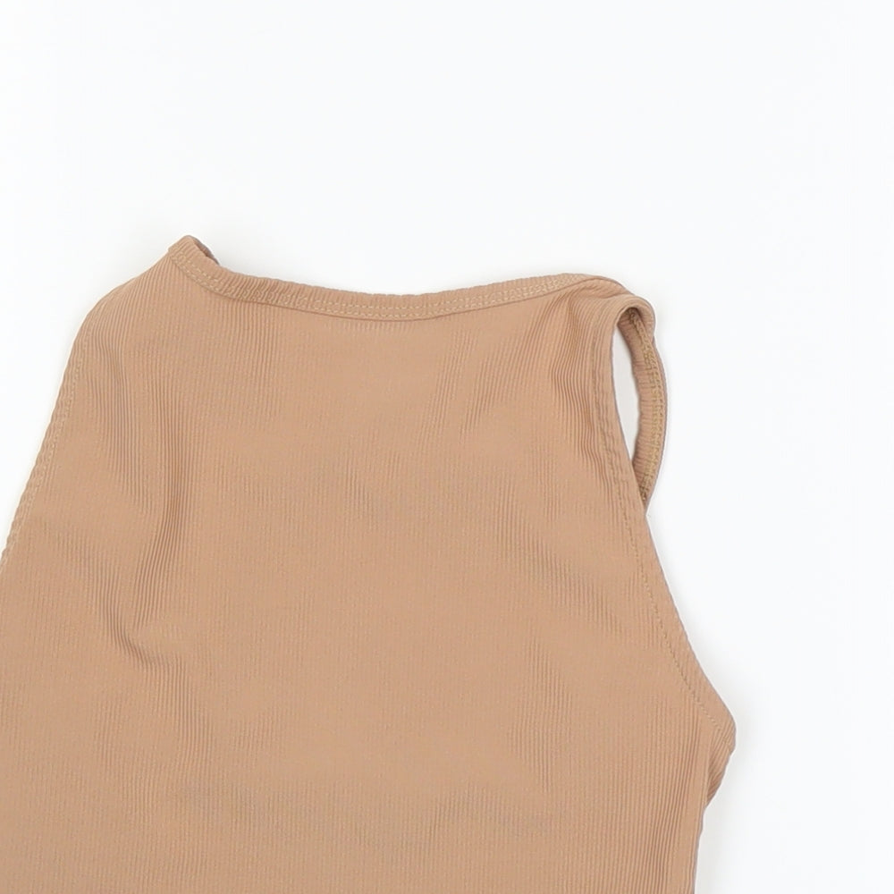 Topshop Womens Pink   Basic T-Shirt Size 8