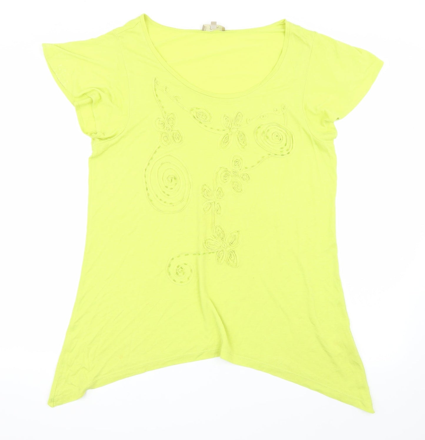Soon Womens Green   Basic T-Shirt Size 18