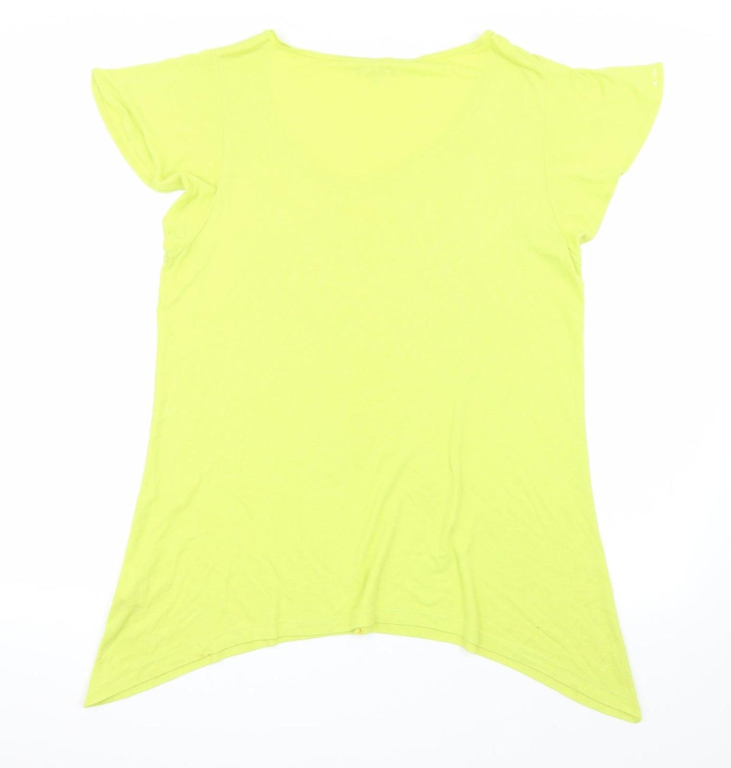 Soon Womens Green   Basic T-Shirt Size 18