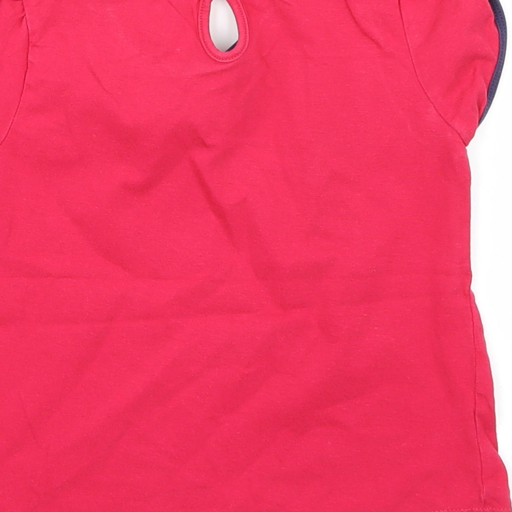 Matalan Girls Pink   Basic T-Shirt Size 3-4 Years