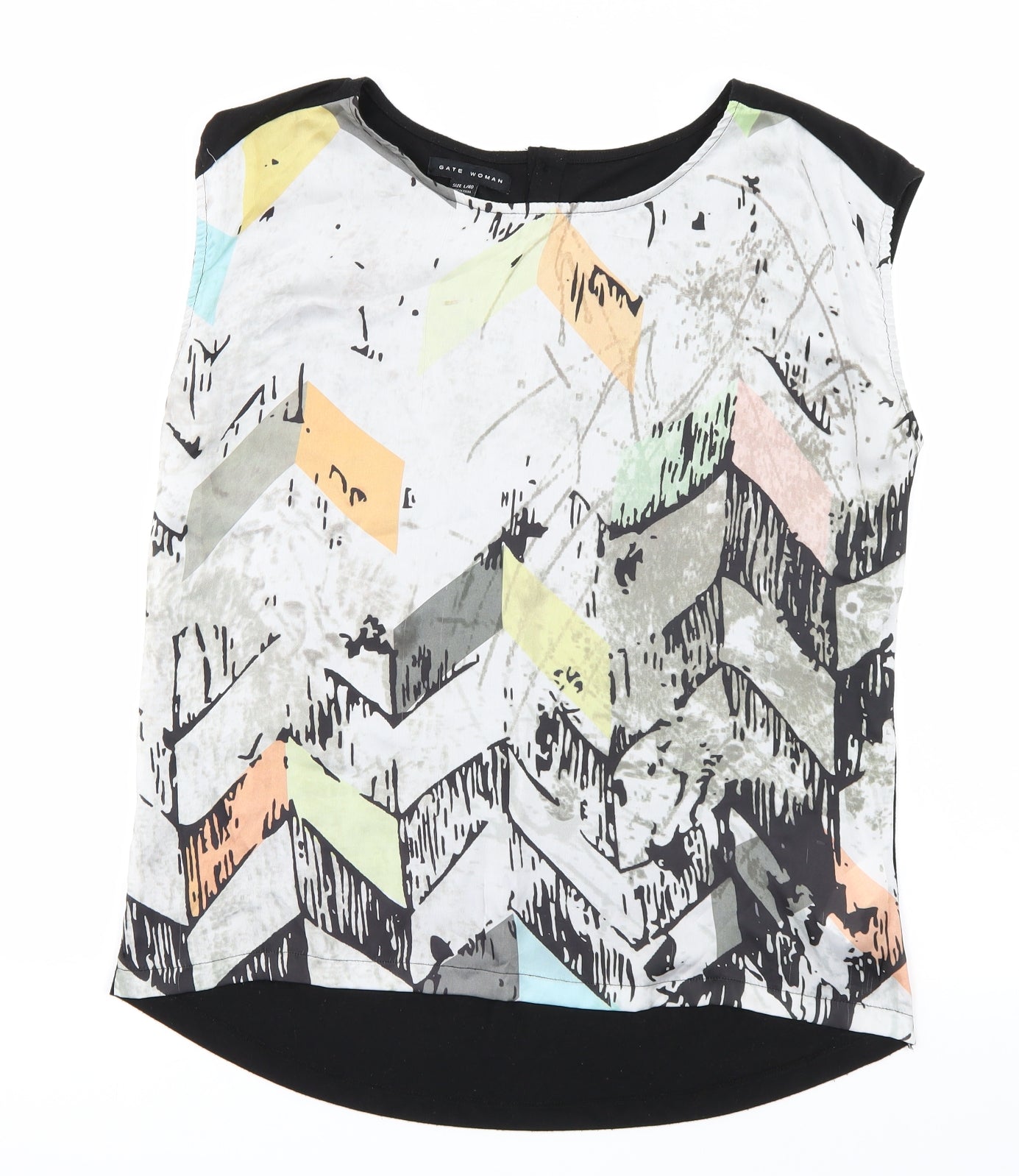 Gate Women Womens Multicoloured   Basic T-Shirt Size L