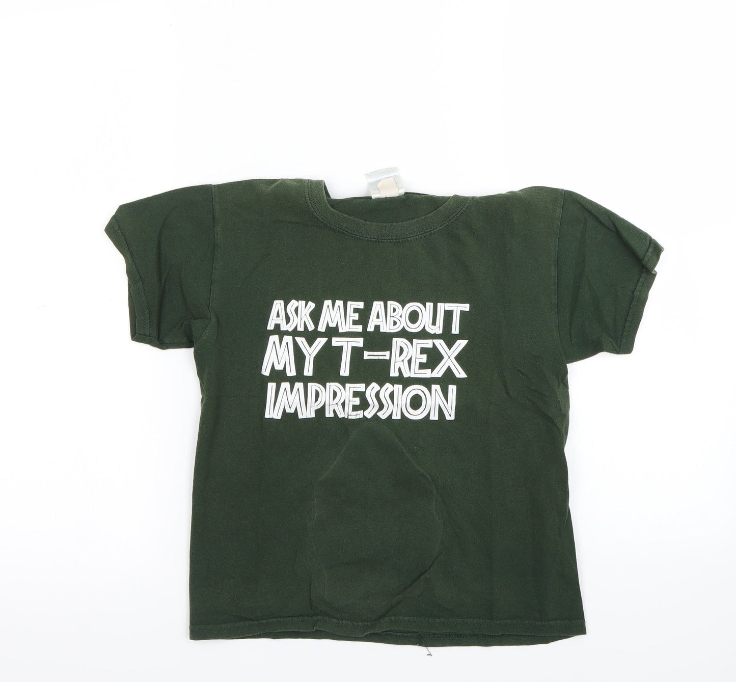 Gidan Boys Green   Basic T-Shirt Size 8-9 Years