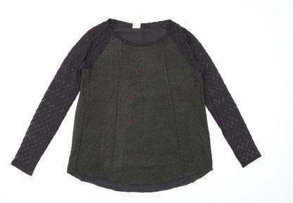 Front view of One September women’s grey knit jumper, size M