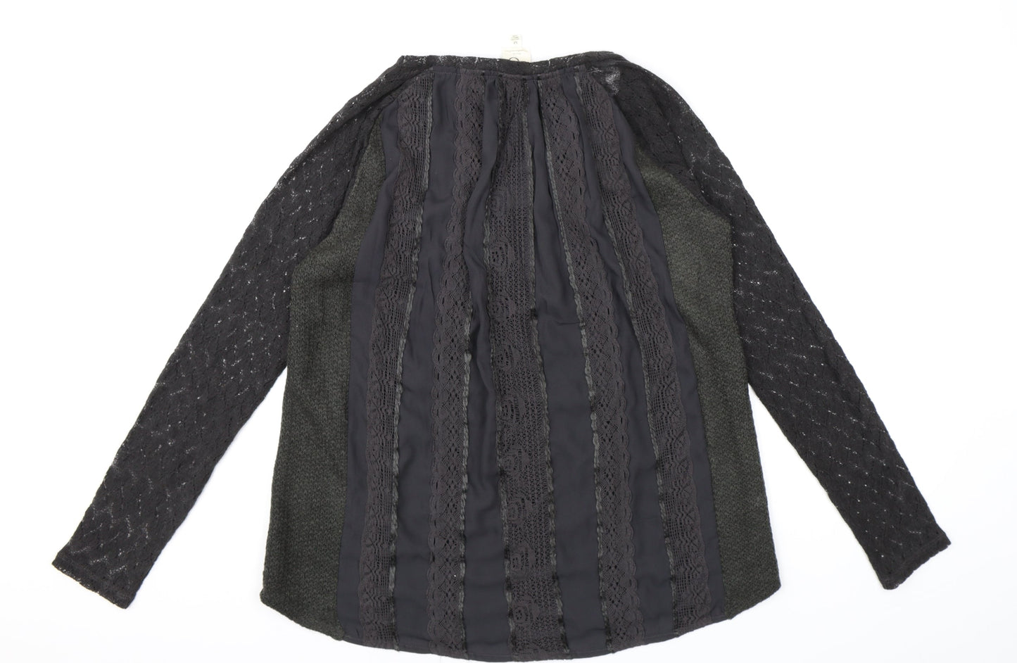 One September Womens Grey  Knit Pullover Jumper Size M