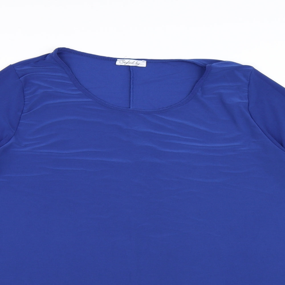 Styled By... Womens Blue   A-Line  Size L
