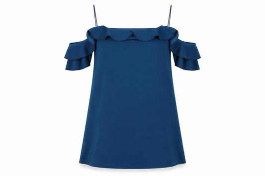 Boohoo Womens Blue   A-Line  Size 14