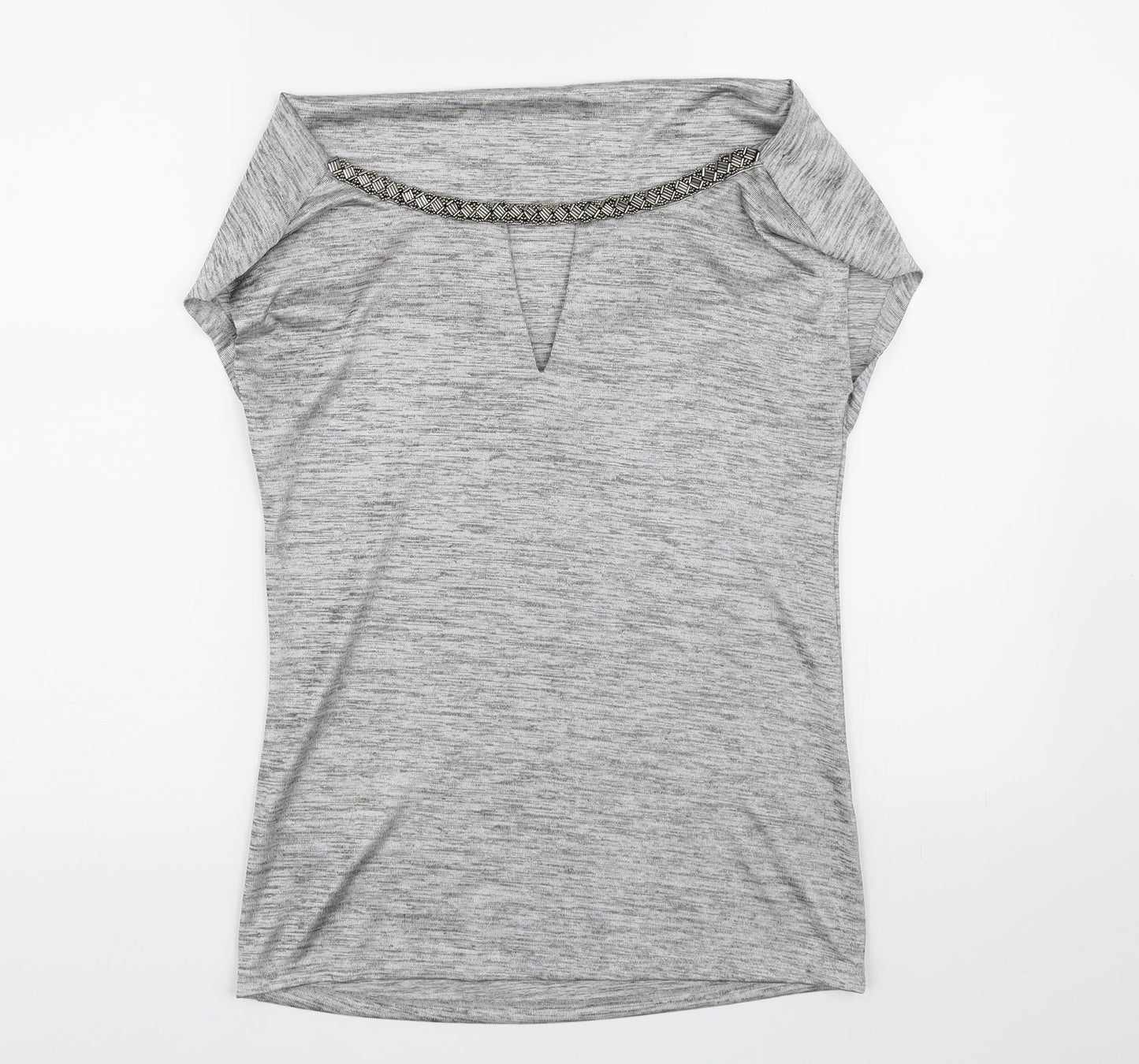 NEXT Womens Silver   Basic Blouse Size 6