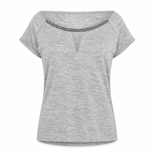 NEXT Womens Silver   Basic Blouse Size 6