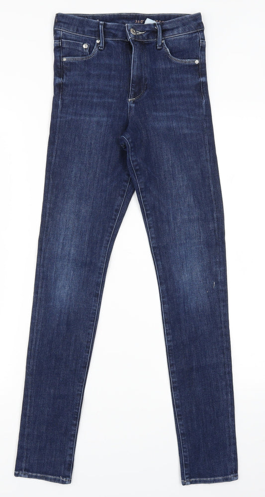 H&M Womens Black   Skinny Jeans Size 26 in L32 in