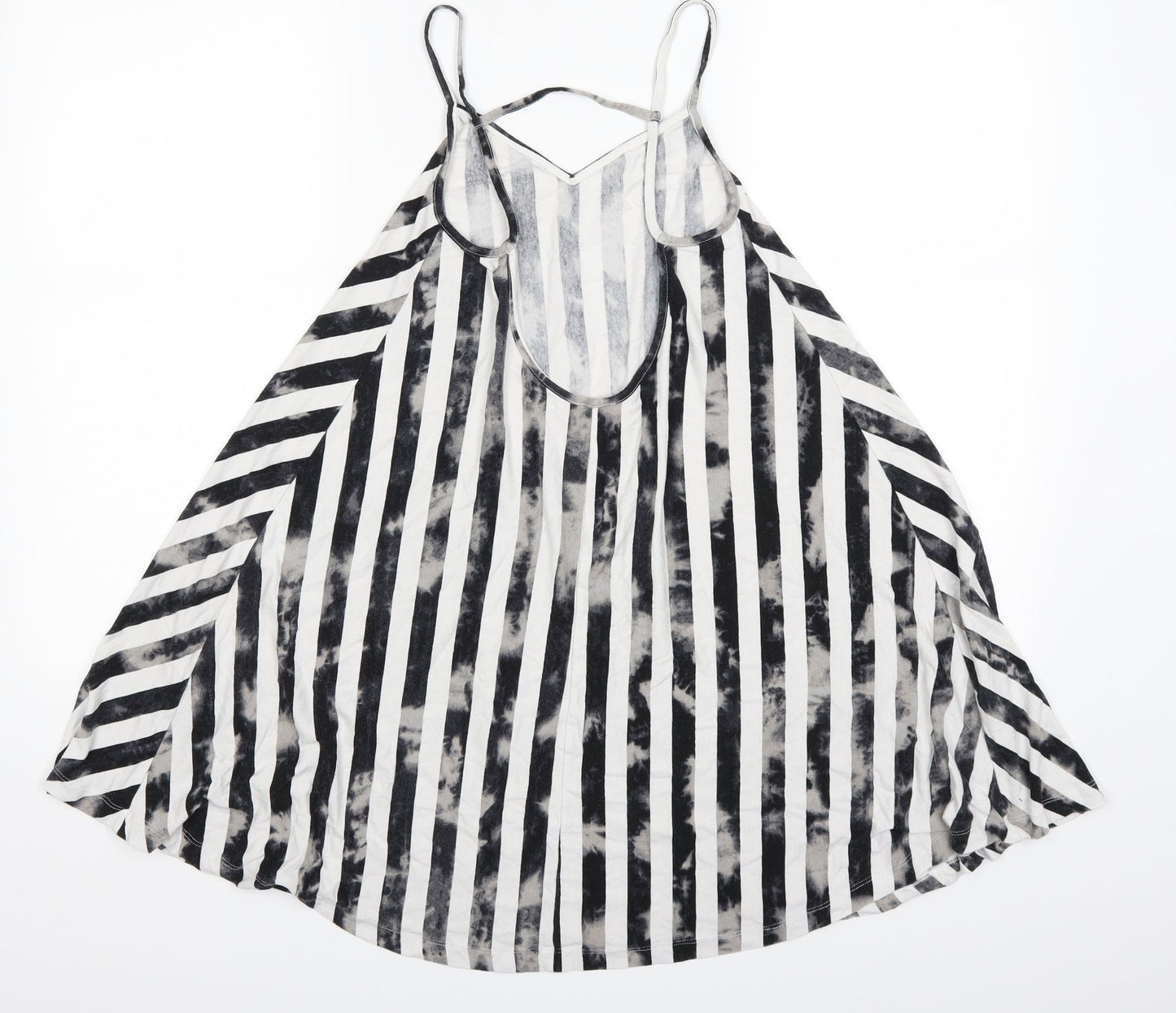 ASOS Womens Grey Striped  Basic Tank Size 10