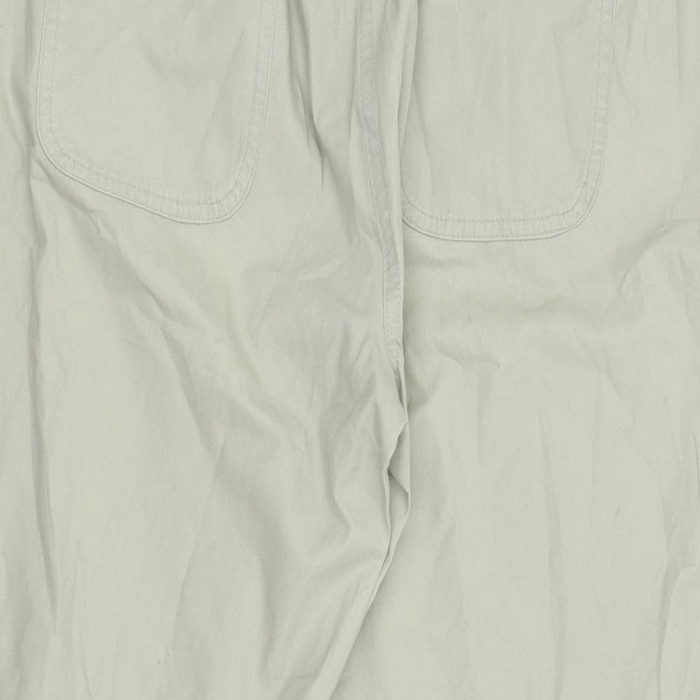 BM Womens White   Capri Trousers Size 12  - 3/4 leg