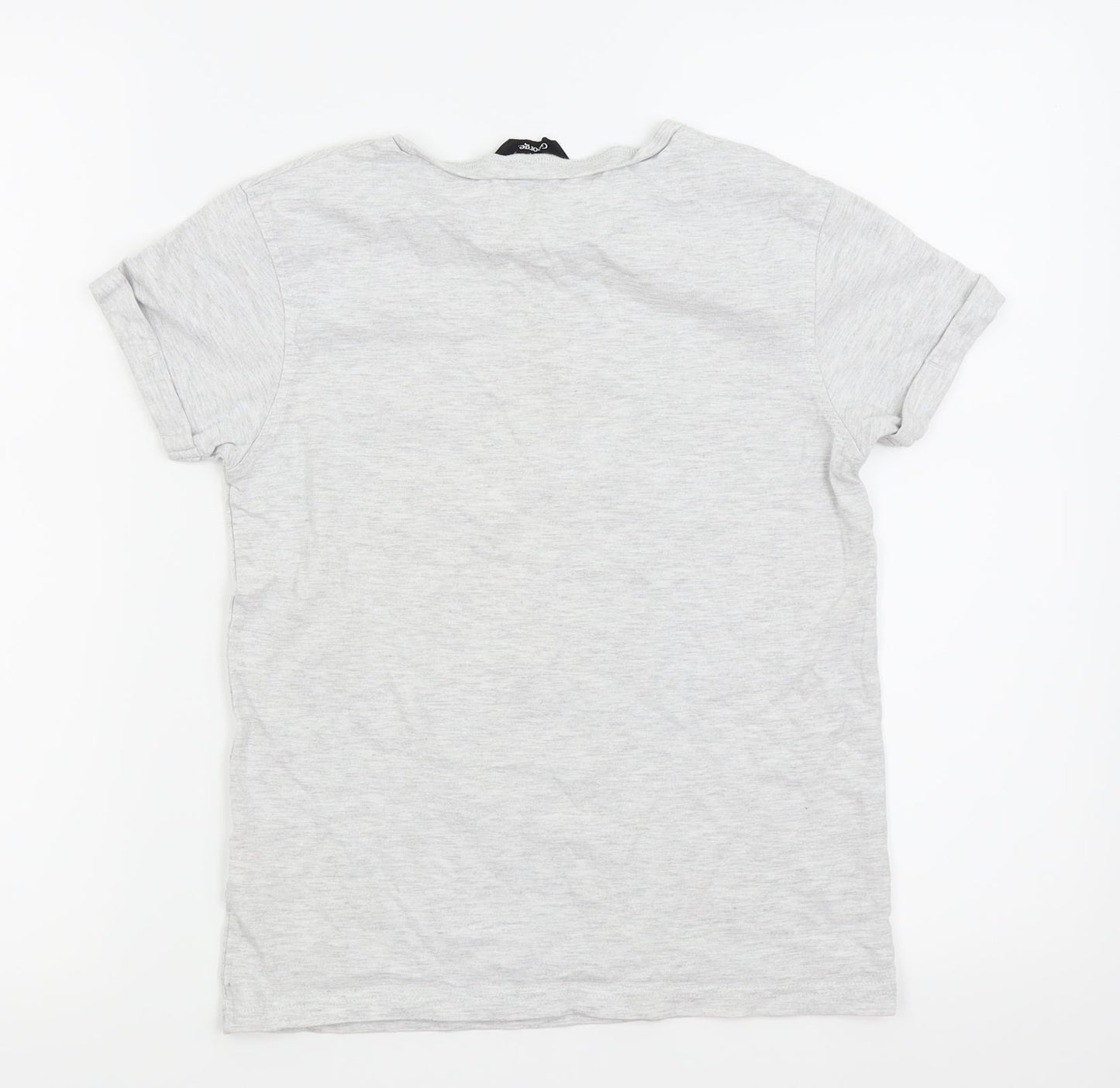 Asda George Boys Grey   Basic T-Shirt Size 10-11 Years