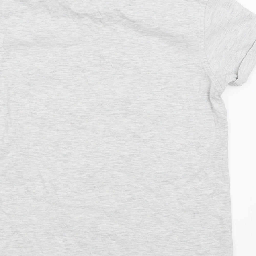 Asda George Boys Grey   Basic T-Shirt Size 10-11 Years