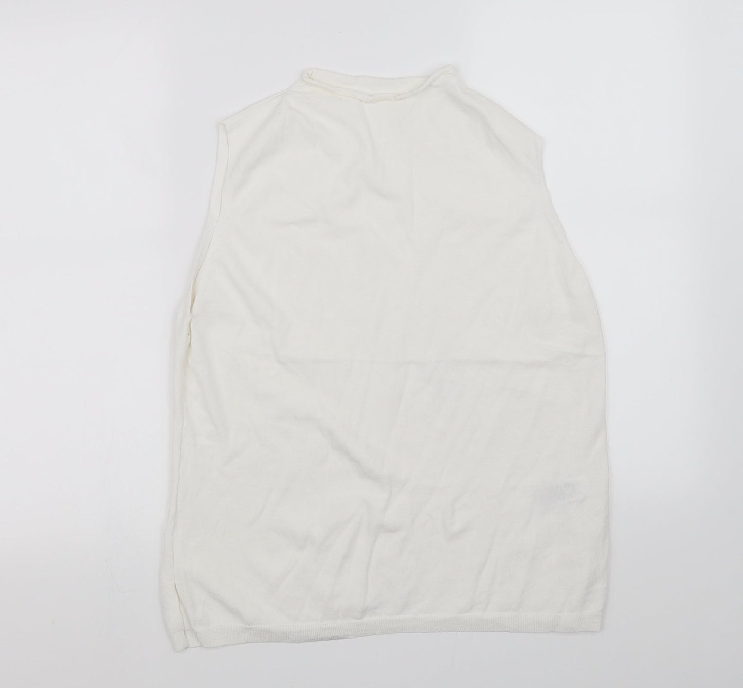 pre worn Womens White   Basic Blouse Size M