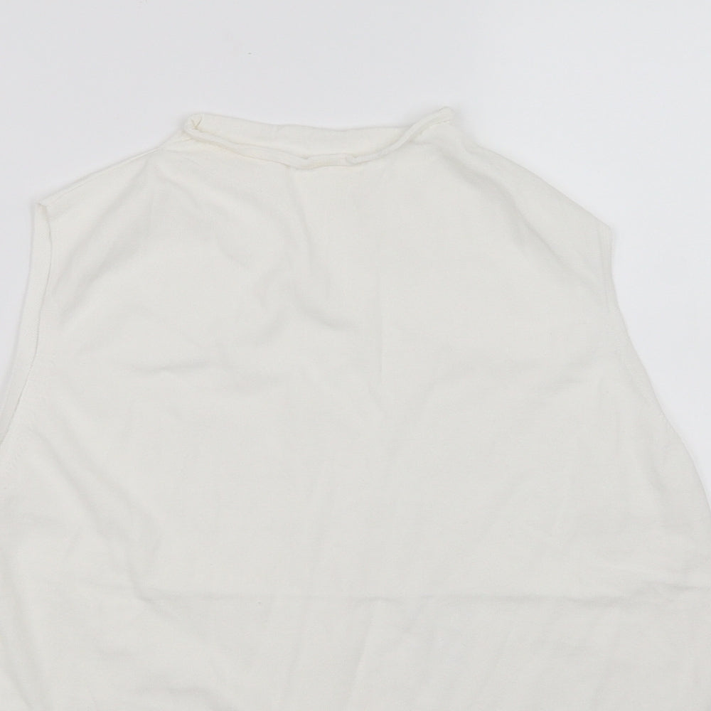 pre worn Womens White   Basic Blouse Size M