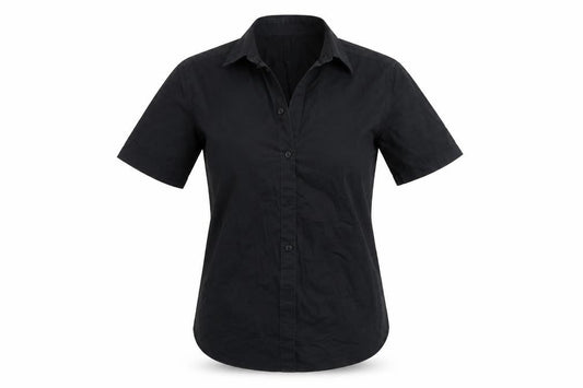 ASOS Womens Black   Basic Button-Up Size S