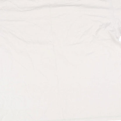 Brand and care label for RJR.John Rocha women’s beige basic t-shirt, size XL