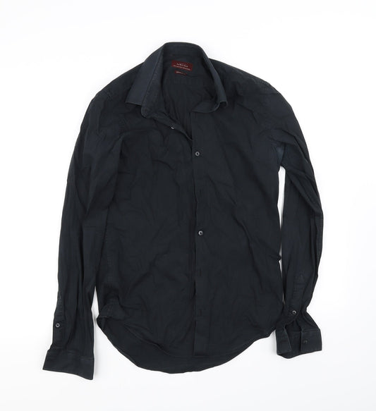 zara  Womens Black   Basic Button-Up Size S