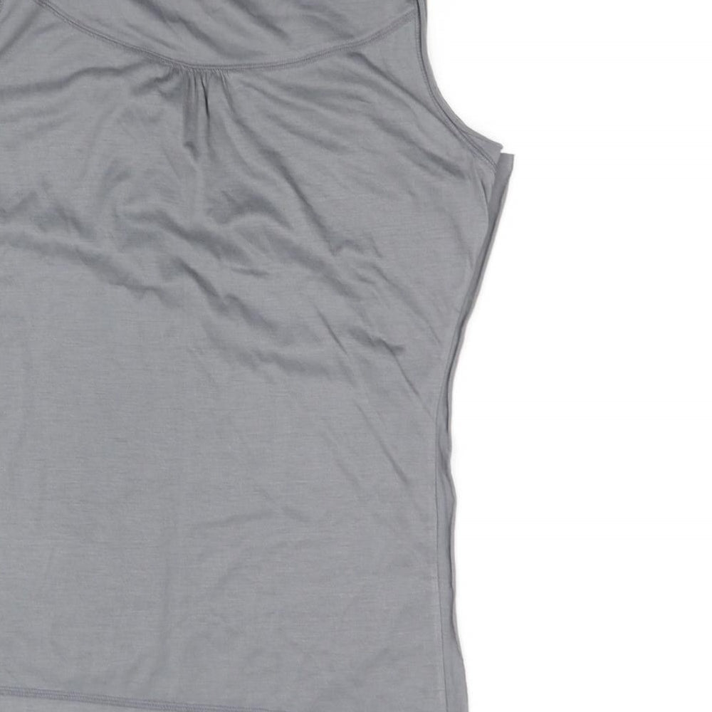 lime Womens Grey   Basic Blouse Size 14