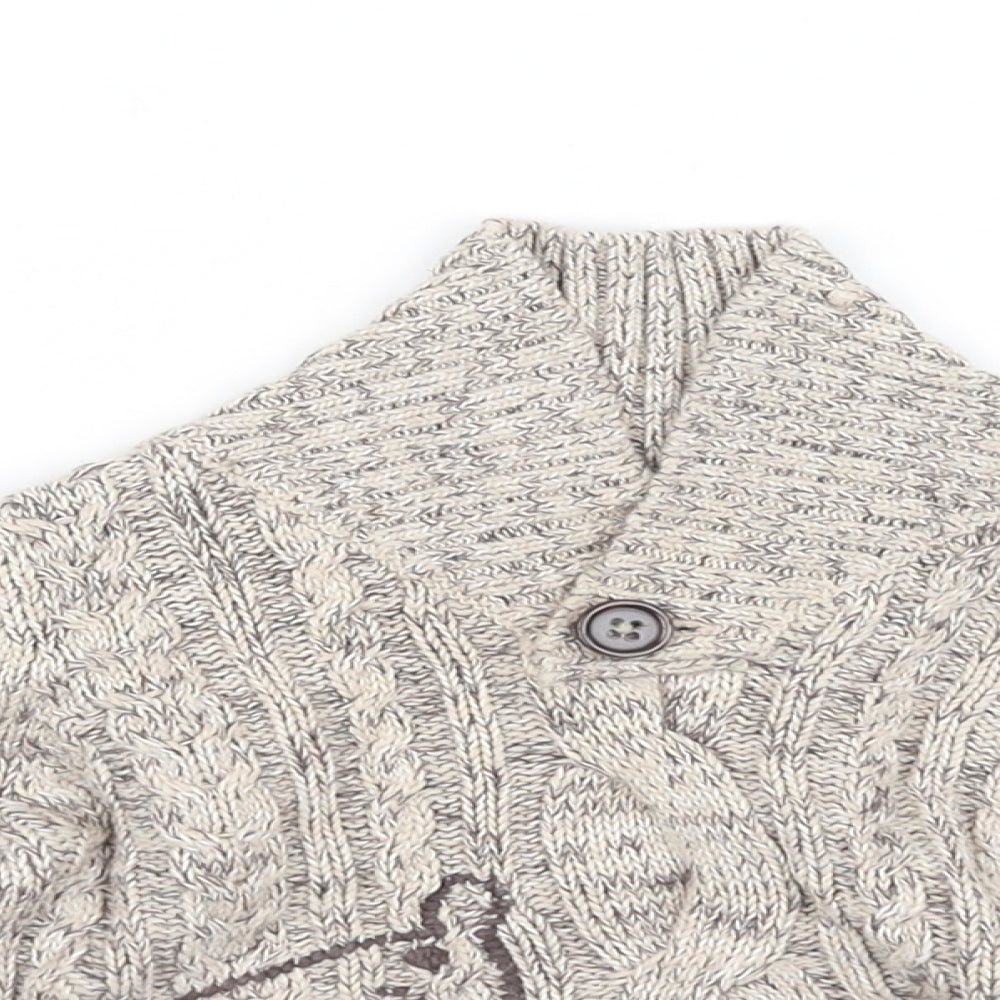 pre worn  Beige   Jacket Coatigan Size 3-6 Months