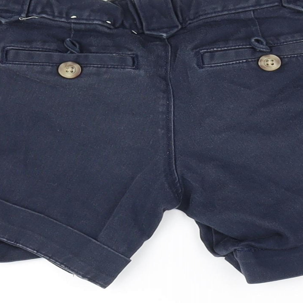 pre worn Girls Blue   Cut-Off Shorts Size 7 Years