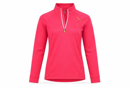 Front view of Oxylane girls’ pink jumper, size 10, years