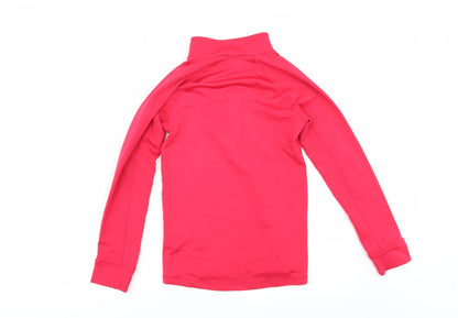 Back view of Oxylane girls’ pink jumper, size 10, years
